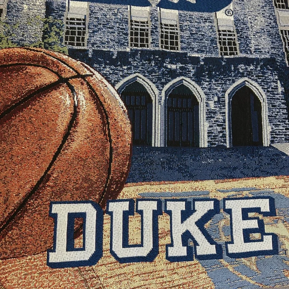Duke Blue Devils Basketball Woven 4'x5' Tapestry Throw Blanket NCAA Northwest Co